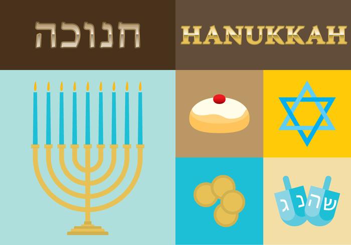 Hanukkah vector