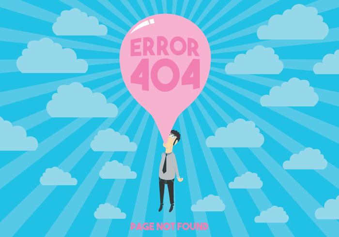 404 Vector de error