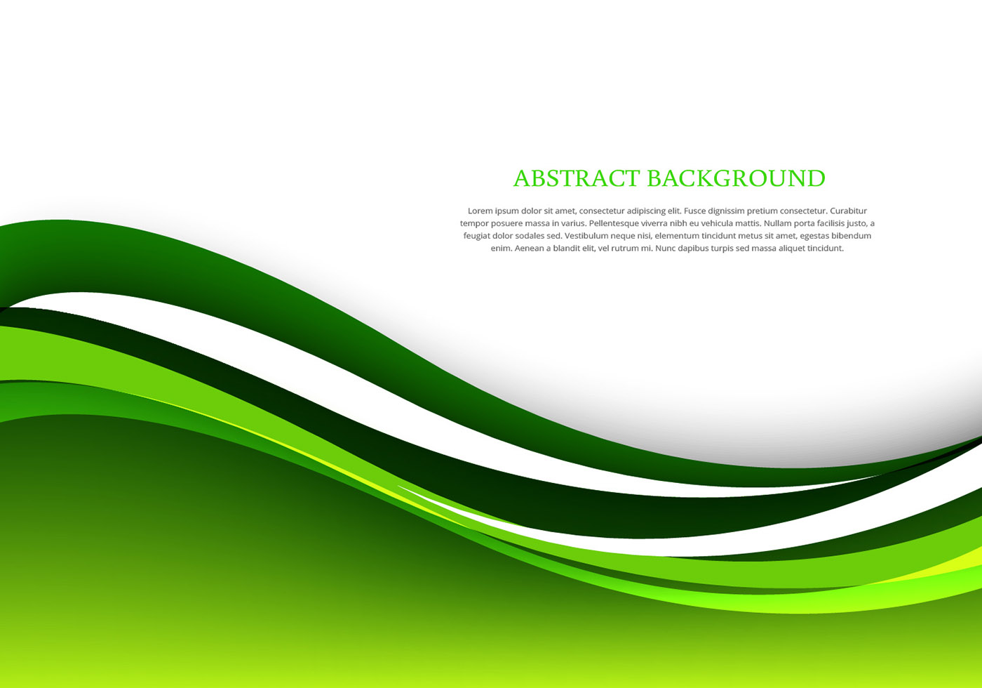 Green abstract wave background 97327 Vector Art at Vecteezy