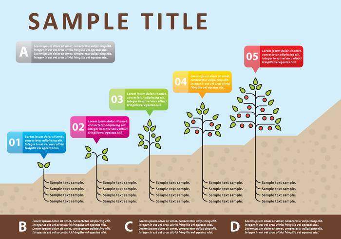 Vector Plants Infography