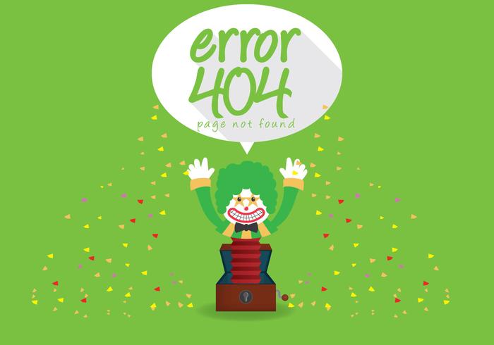 404 Vector de error