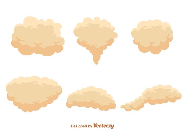 Crema Vacío Nube Vectores