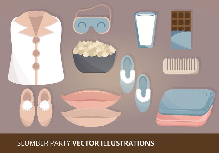 Slumber Party Vector Illustration