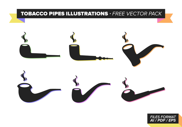 Tobacco Pipes Illustrations Free Vector Pack Tobacco Pipes Illustrations Free Vector Pack