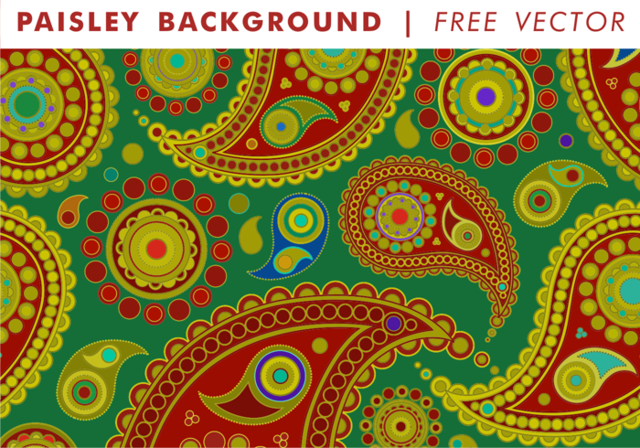 Paisley Background Vol. 1 Free Vector