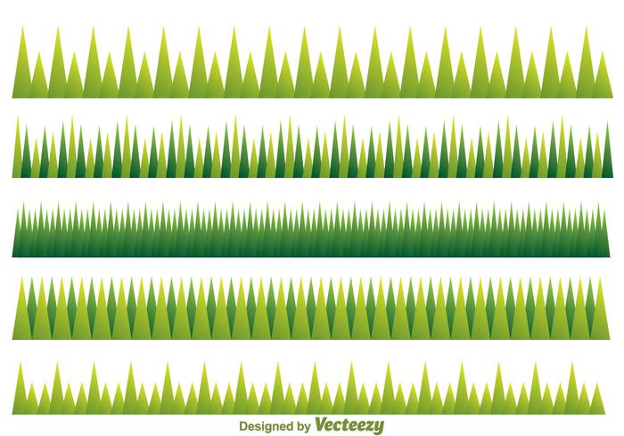 Green Grass Pattern vector