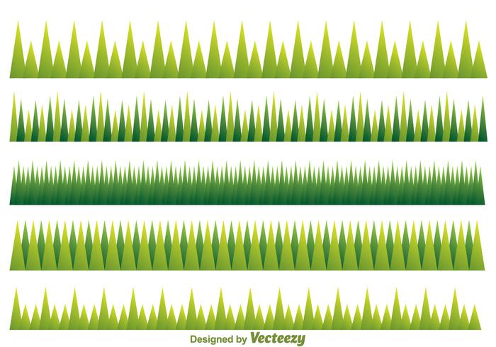 Green Grass Pattern vector