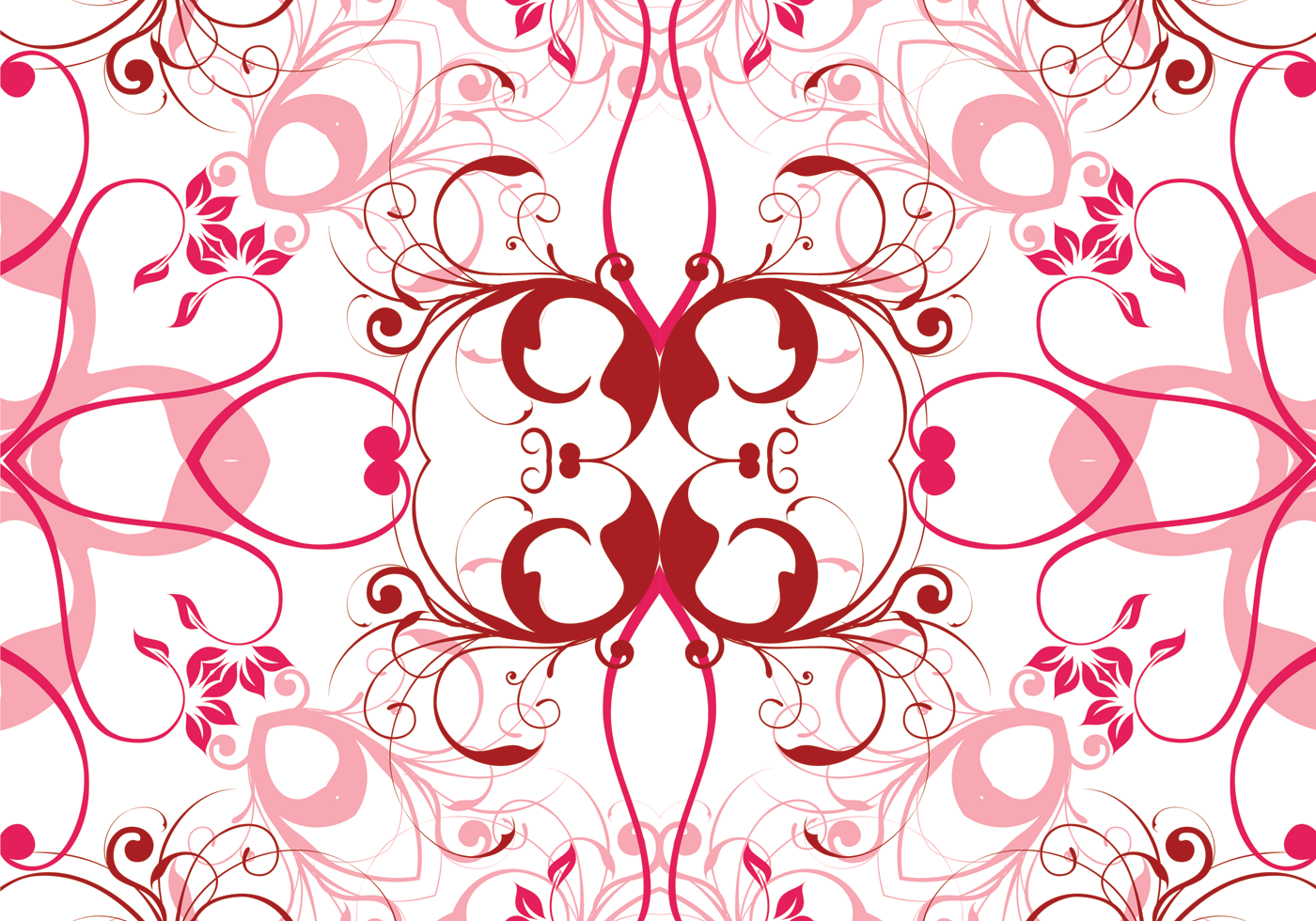 Pink vector floral background 97616 Vector Art at Vecteezy