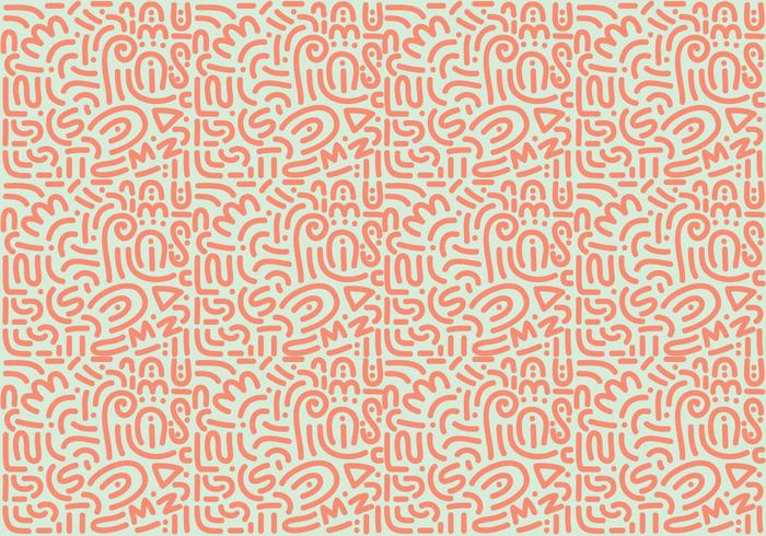 Abstract Orange Swirl Background vector