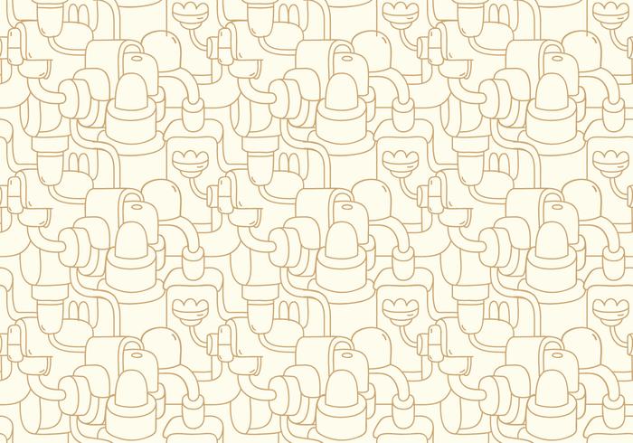 Abstract Robot Background Vector 
