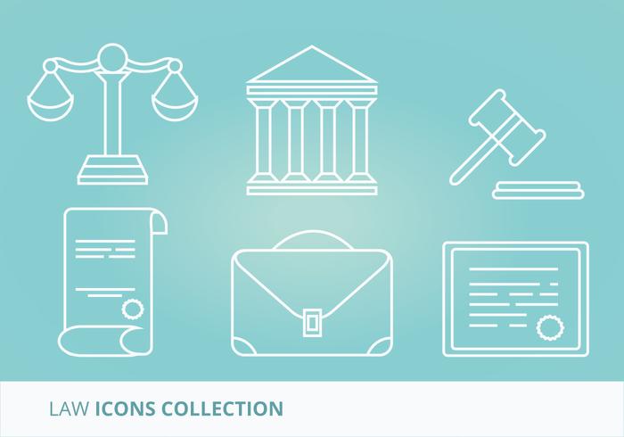 Law Vector Icons