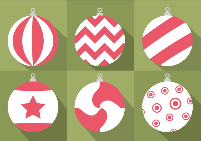 Free Christmas Baubles Vector