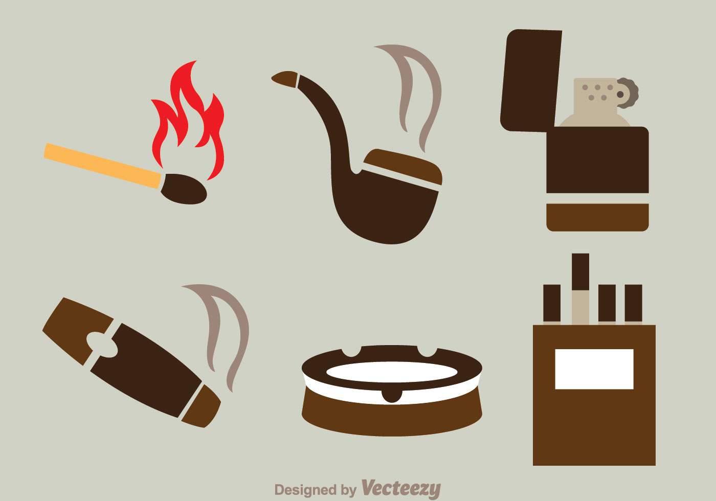Download Smoke Flat Icons - Download Free Vectors, Clipart Graphics ...
