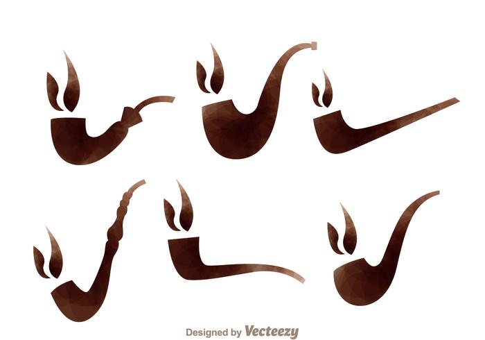 Tobacco Pipe Silhouette vector