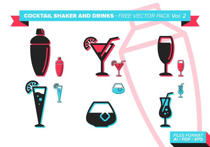 Cocktail Shaker And Drinks Free Vector Pack Vol. 2 Cocktail Shaker And Drinks Free Vector Pack Vol. 2