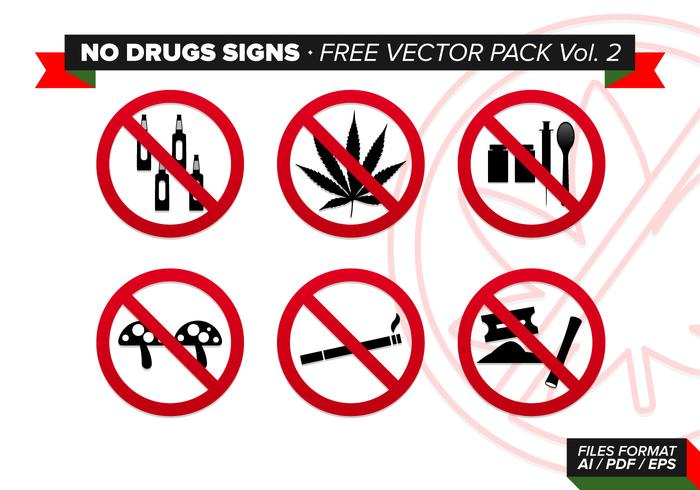 No Drugs Signs Free Vector Pack Vol. 2 No Drugs Signs Free Vector Pack Vol. 2
