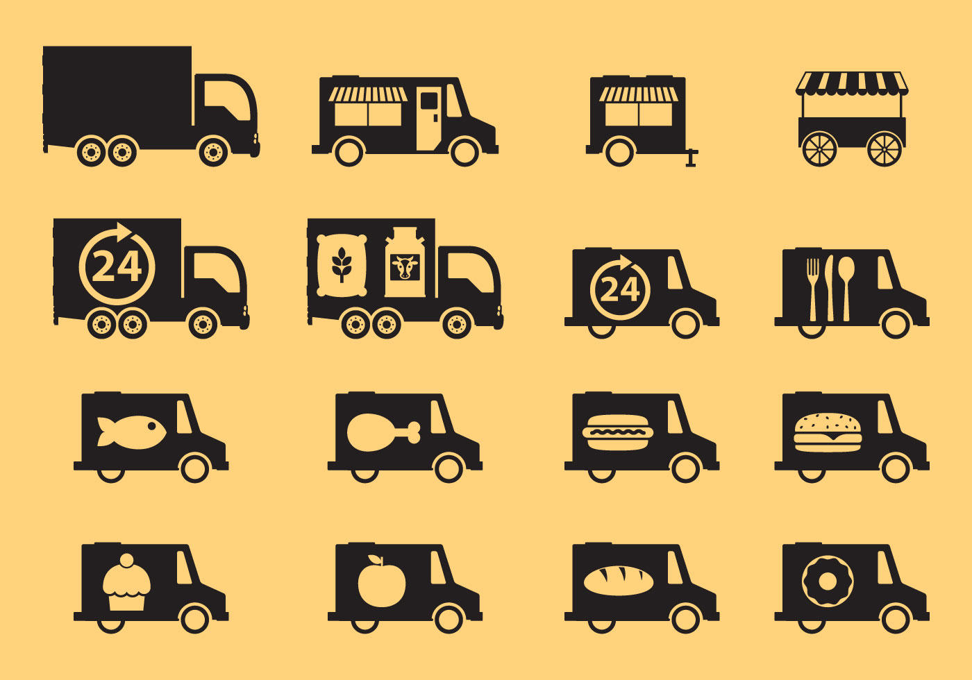 Free Free 95 Truck Icon Food Truck Svg SVG PNG EPS DXF File