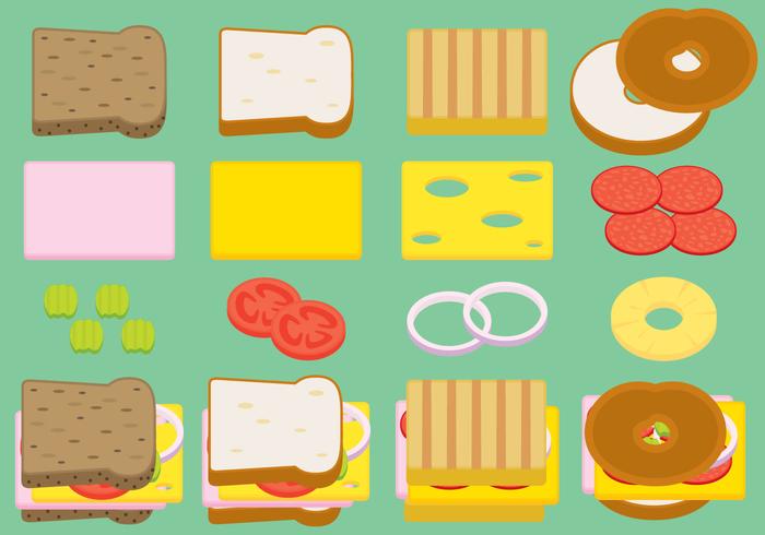 Sandwiches vector