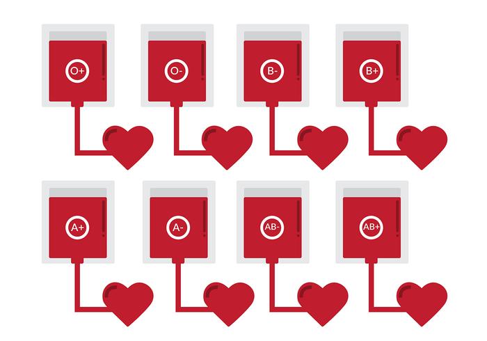 Vectores De Iconos De Donación De Sangre