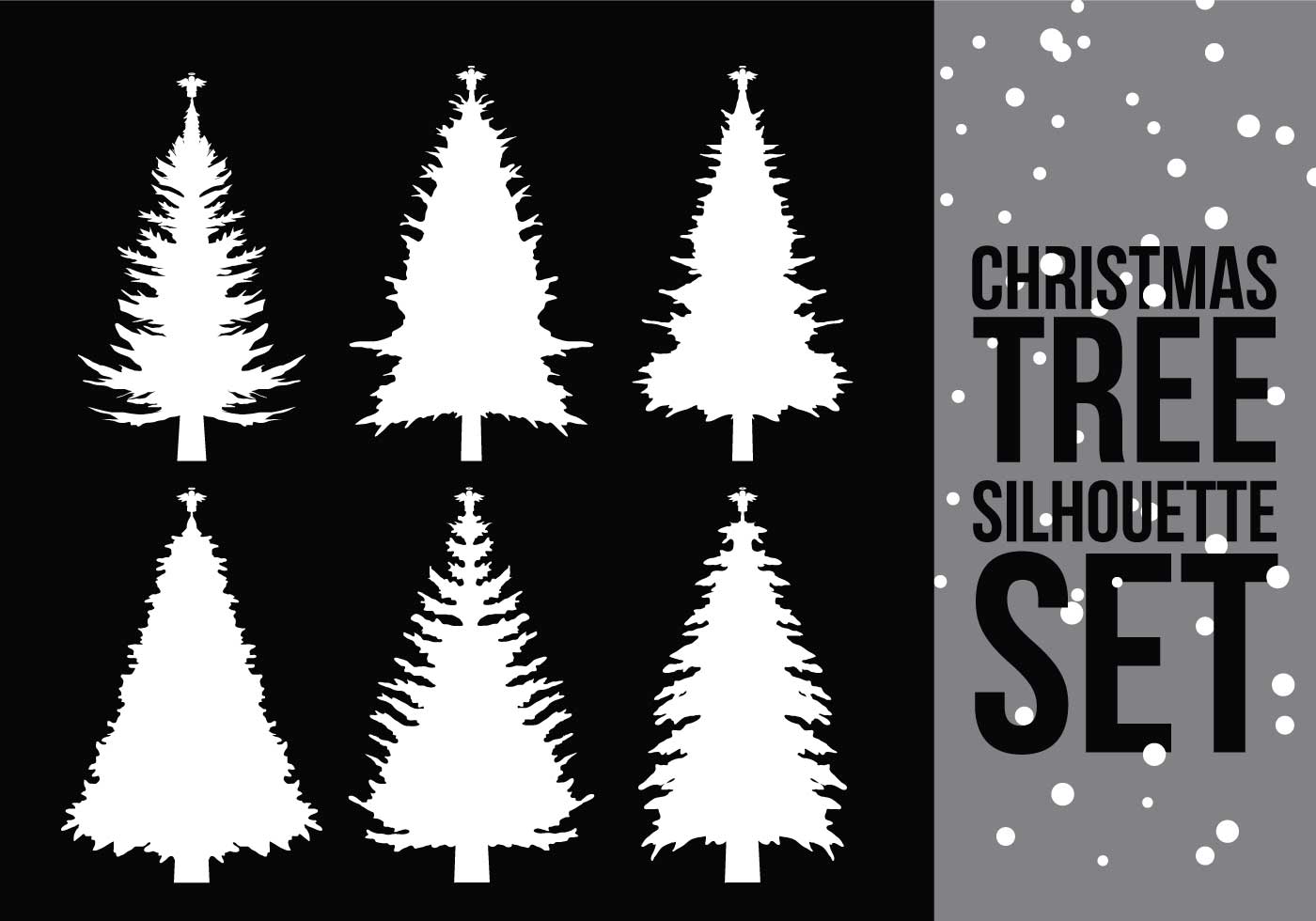 Download Christmas Tree Silhouette 2 97856 Vector Art at Vecteezy