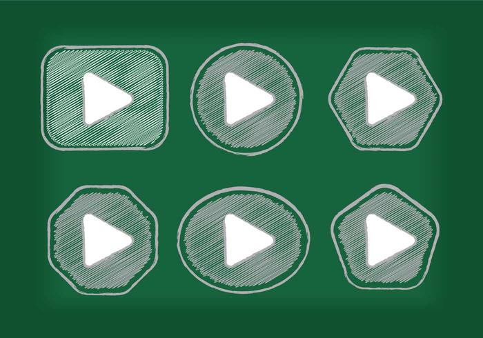 Play Button Icon Vectors