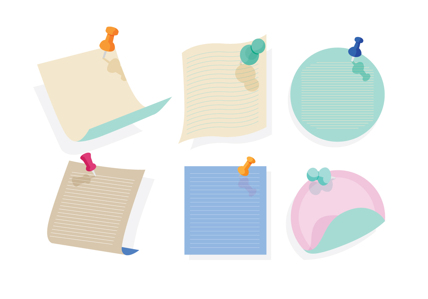 Thumb Tack Vectors 97902 Vector Art at Vecteezy