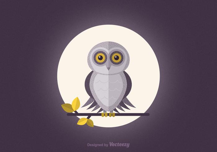 Barn Owl Vector Wallpaper