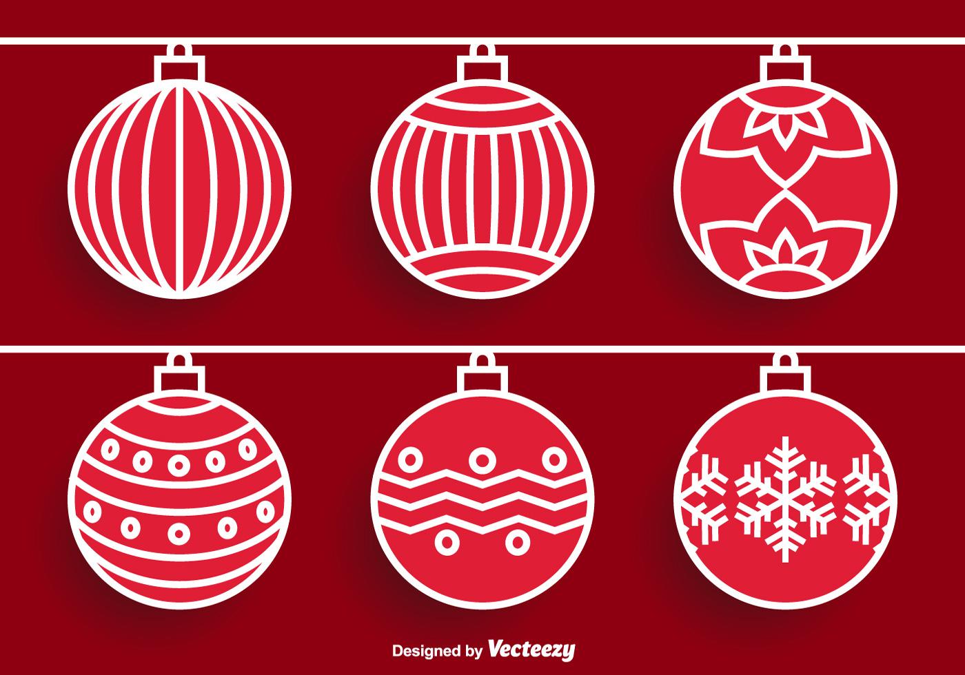 Christmas Ornament Vectors 97950 Vector Art at Vecteezy