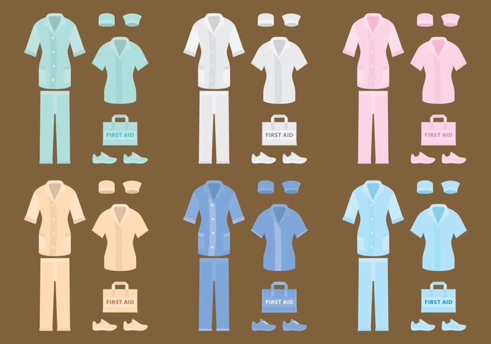 Vector Nurse Clothes