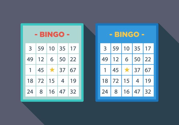 Vector Bingo Tarjeta