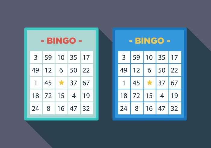 Vector Bingo Card Vector Bingo Card