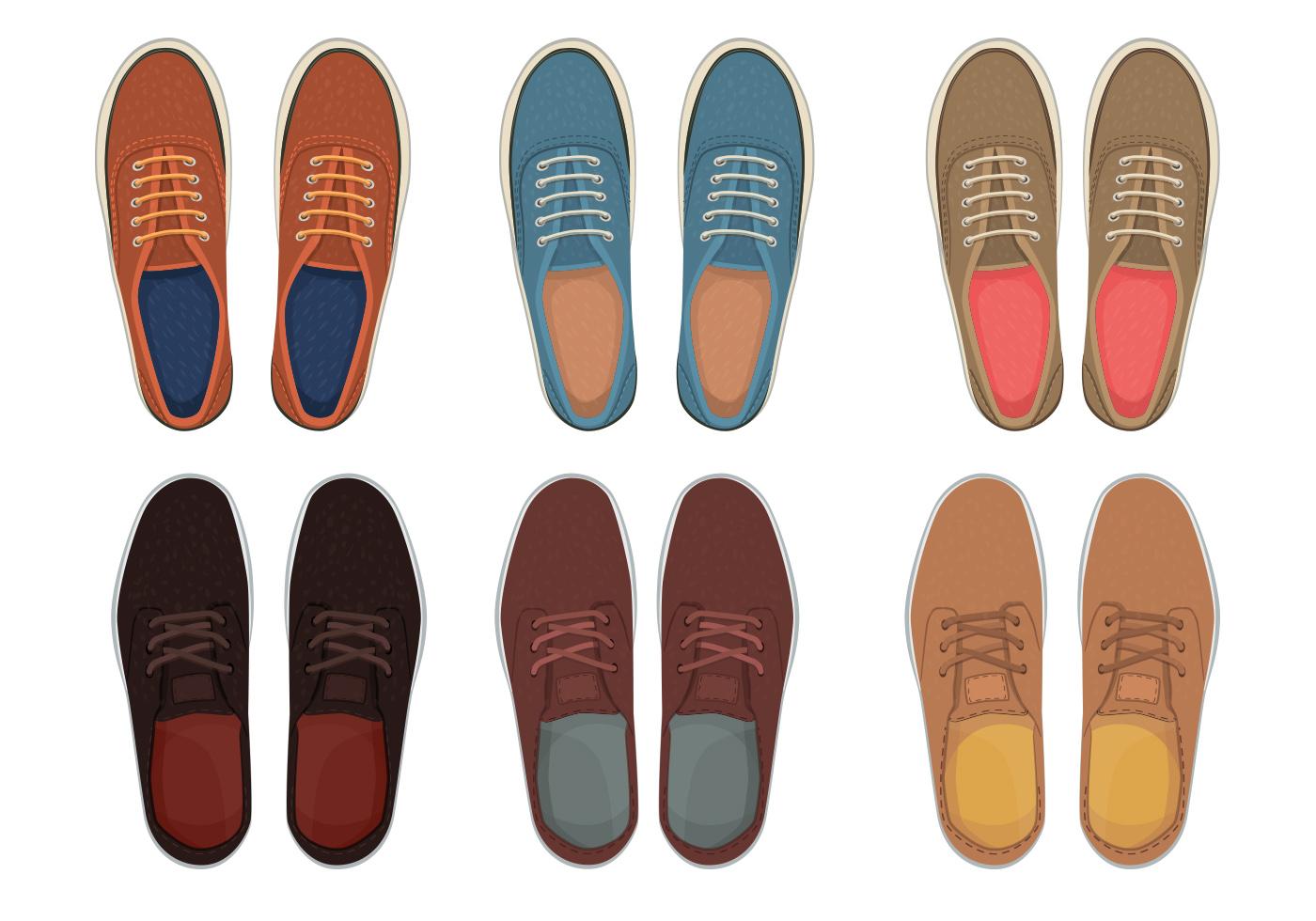Download Mens shoes top view - Download Free Vector Art, Stock ...