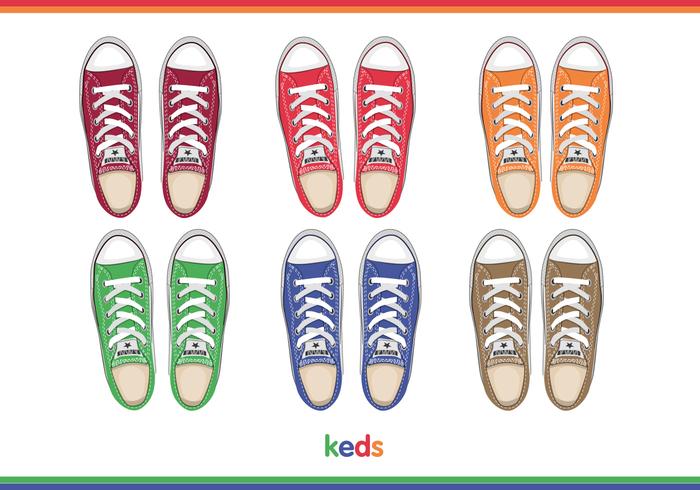 Mens keds top view Mens keds top view