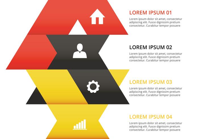 Vector de diseño infográfico