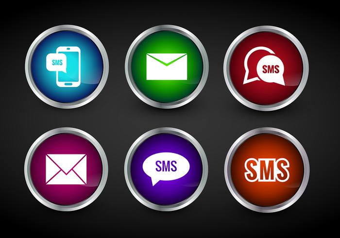 Vector icono de SMS