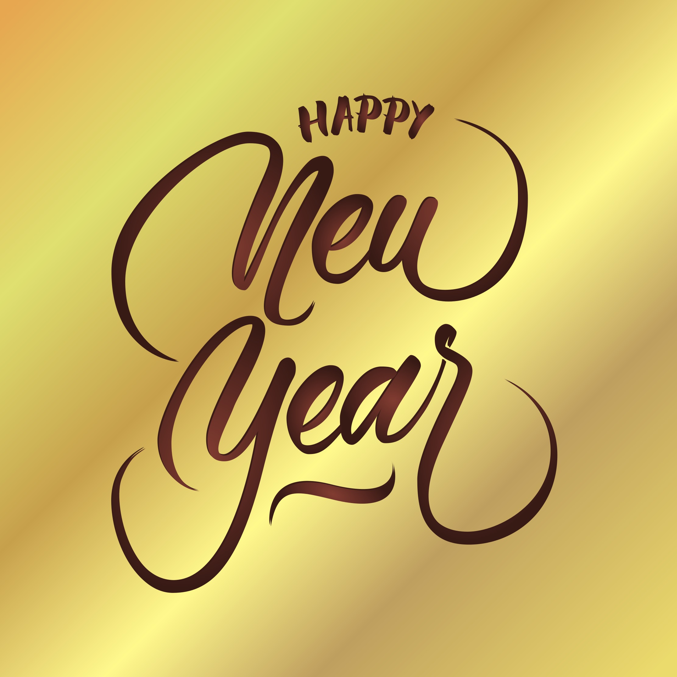  Happy  New  Year  Vector Hand Lettering Download Free 