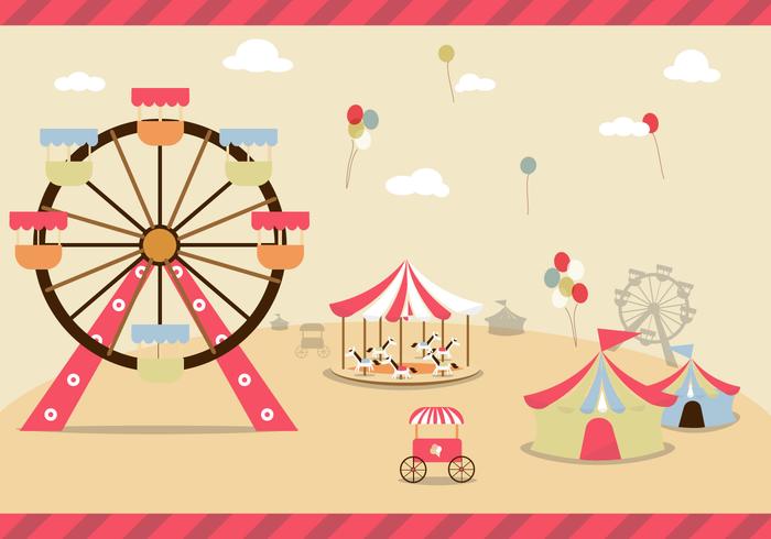 County Fair Free Vector