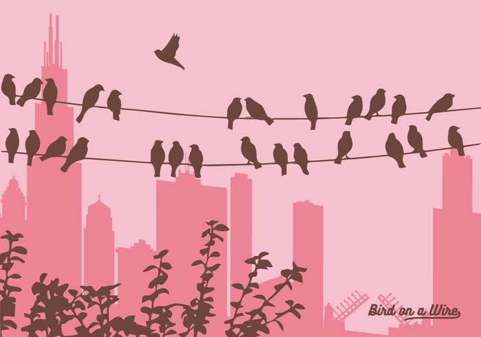 Vector Birds on a Wire