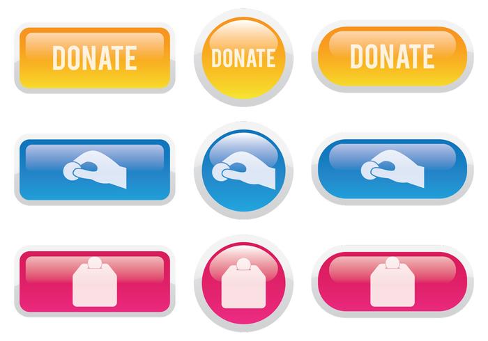 Donate Button vector