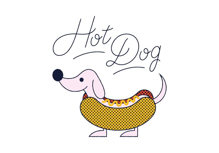 Hot Dog vector