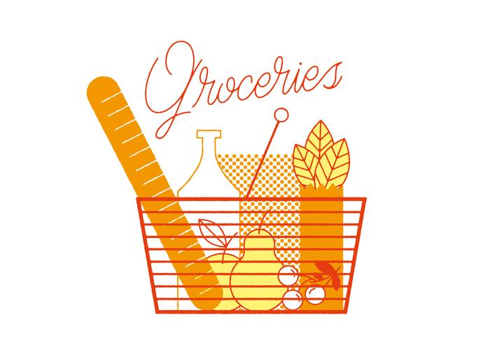 Groceries Vector