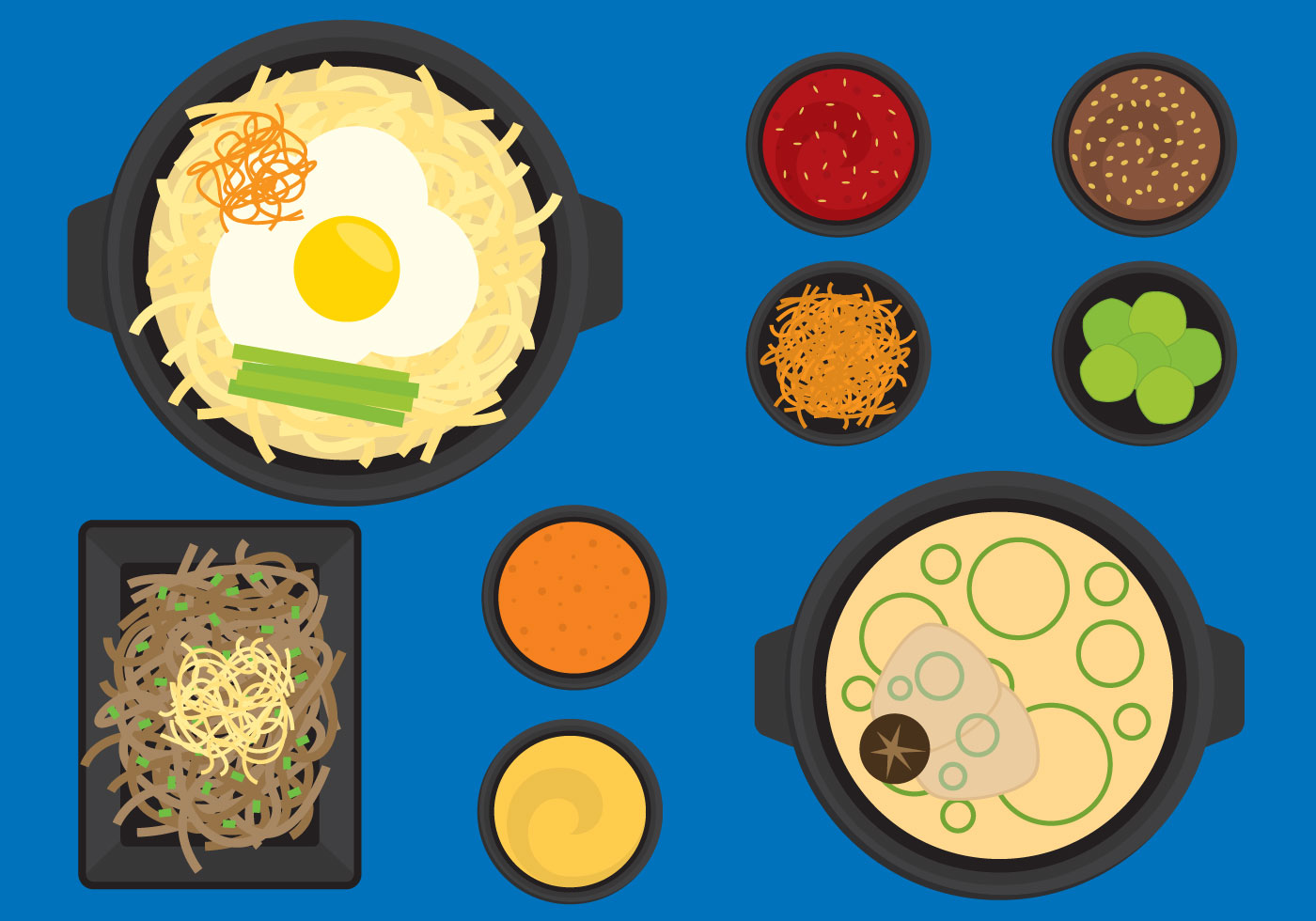 Korean Food - Download Free Vector Art, Stock Graphics & Images