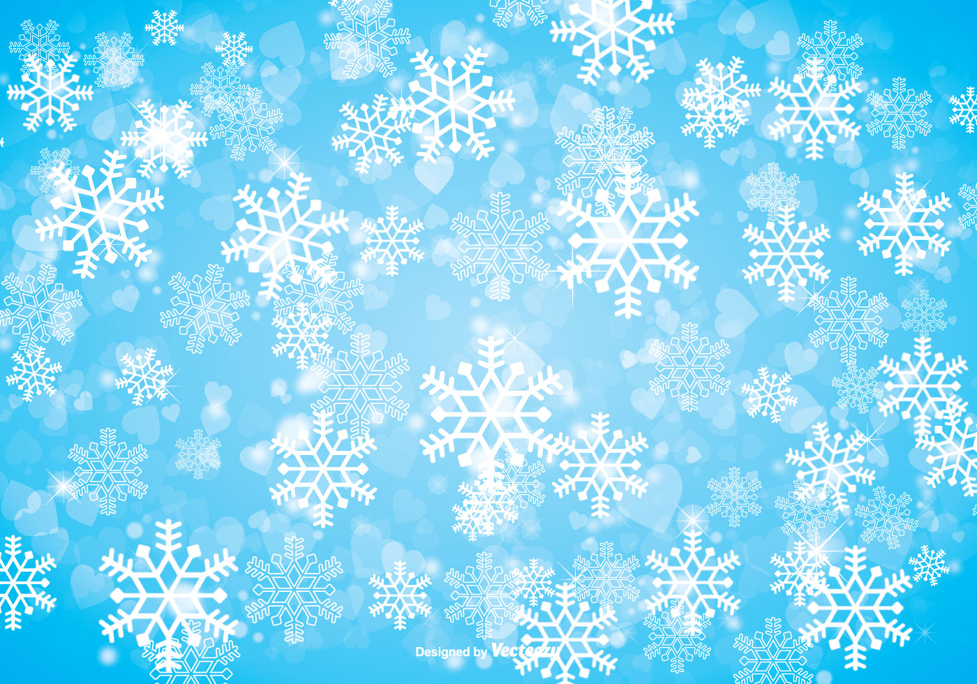 Winter Snowflake Background 98145 Vector Art at Vecteezy