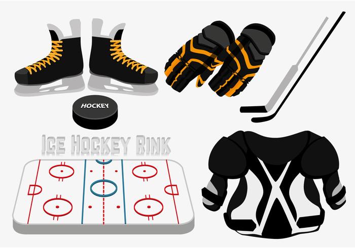 Ice hockey rink vector Ice hockey rink vector