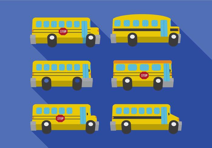 School Bus Vectors School Bus Vectors