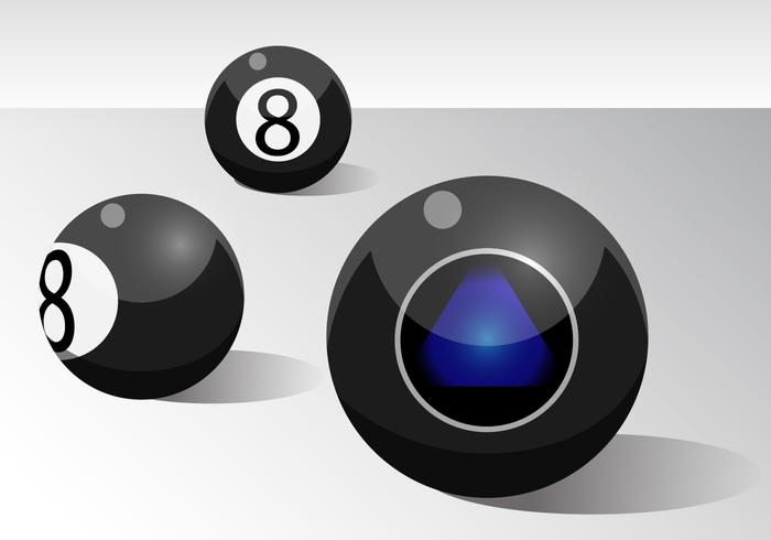 Ball 8 vector