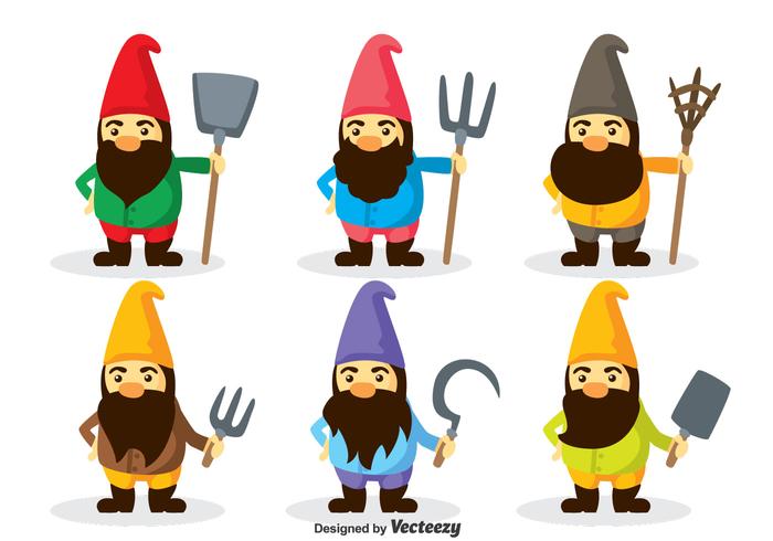 Gnome Characters Vector