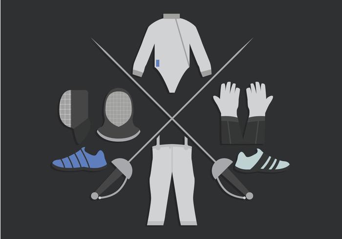Fencing The Sport Vector Fencing The Sport Vector