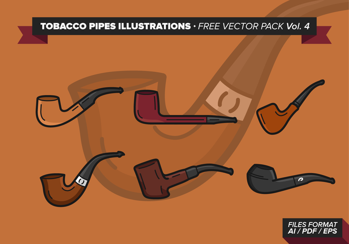 Tobacco Pipes Illustrations Free Vector Pack Vol. 4 Tobacco Pipes Illustrations Free Vector Pack Vol. 4