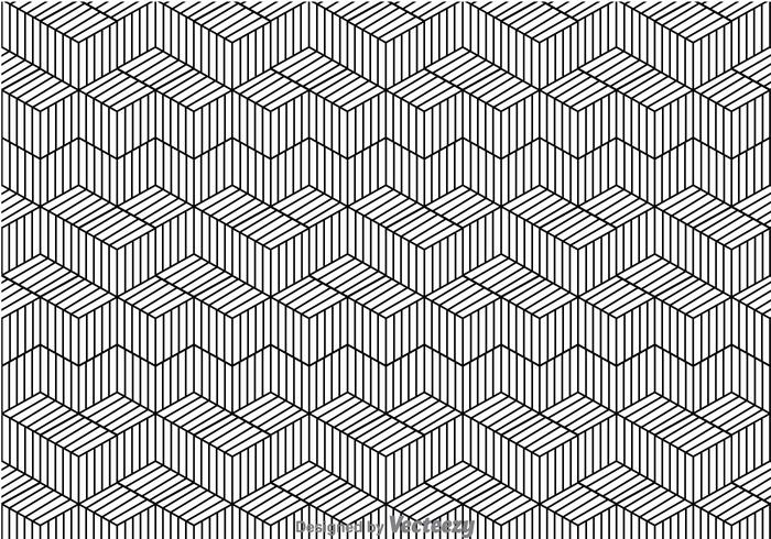 Black And White Line Pattern vector